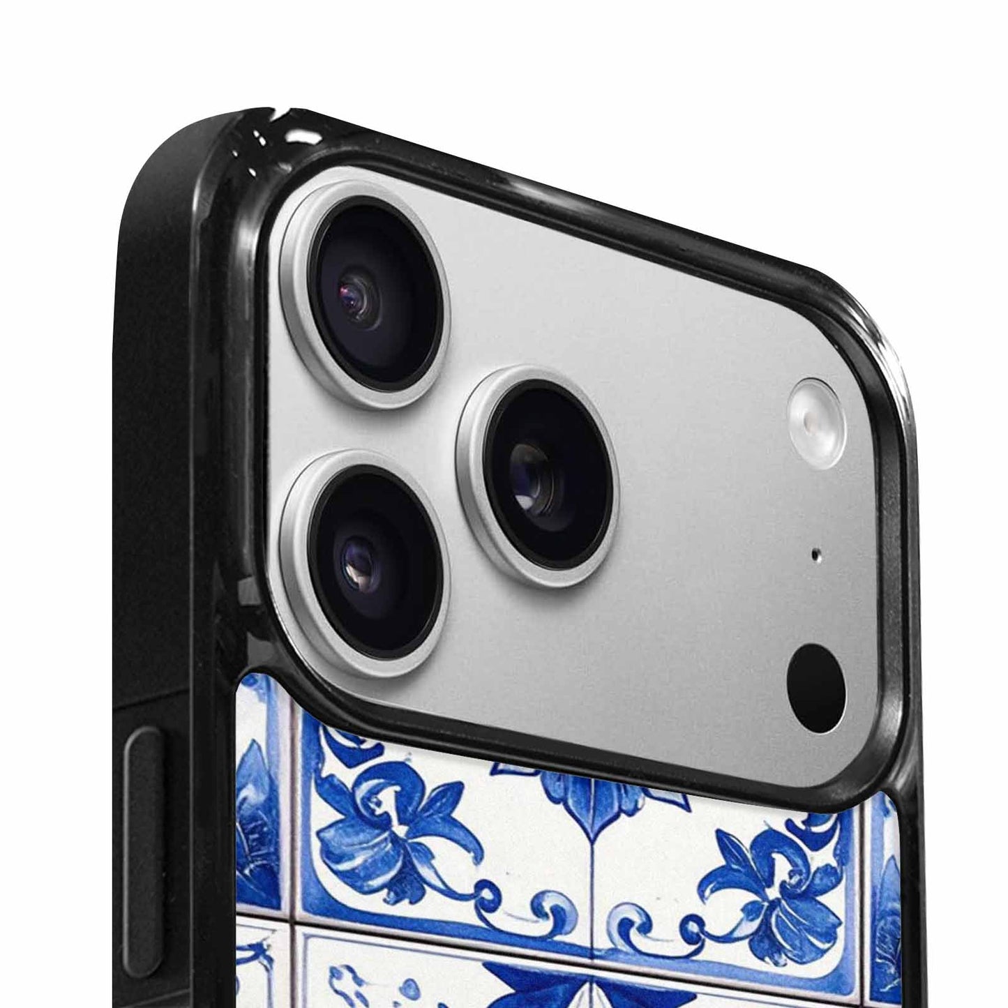 iPhone 17 Pro Max Case — Talavera Tile Floral, Unique Phone Case Design