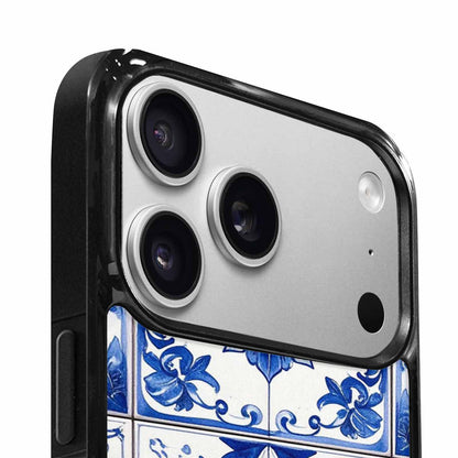iPhone 17 Pro Max Case — Talavera Tile Floral, Unique Phone Case Design