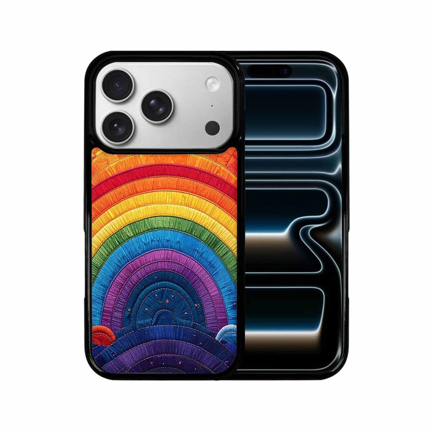 iPhone 17 Pro Case — Vivid Camo Rainbow Pride Camo, Custom Art Phone Cover