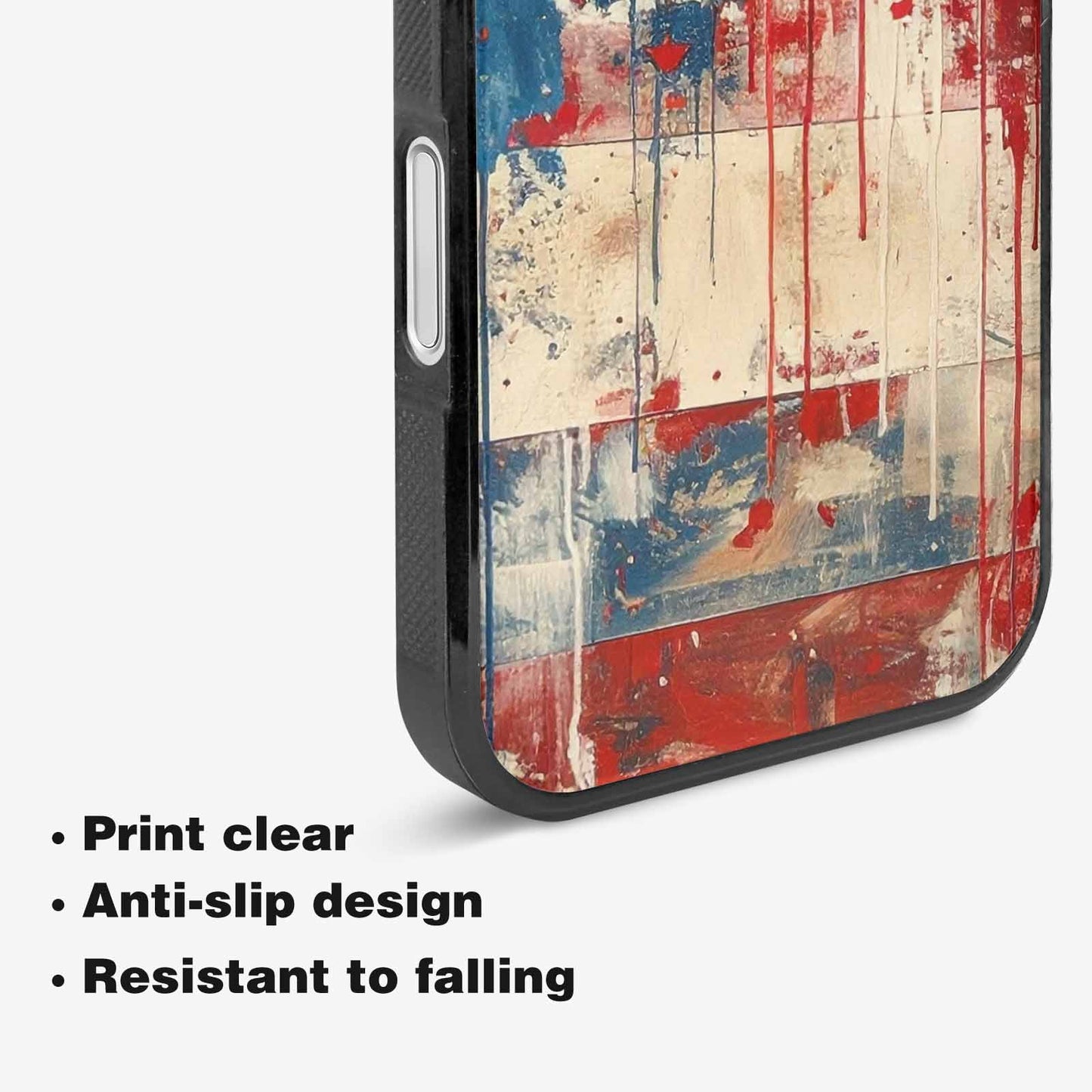 iPhone 16 Plus Case — Patriotic Stars And Stripes American Stars, Custom Art Phone Cover