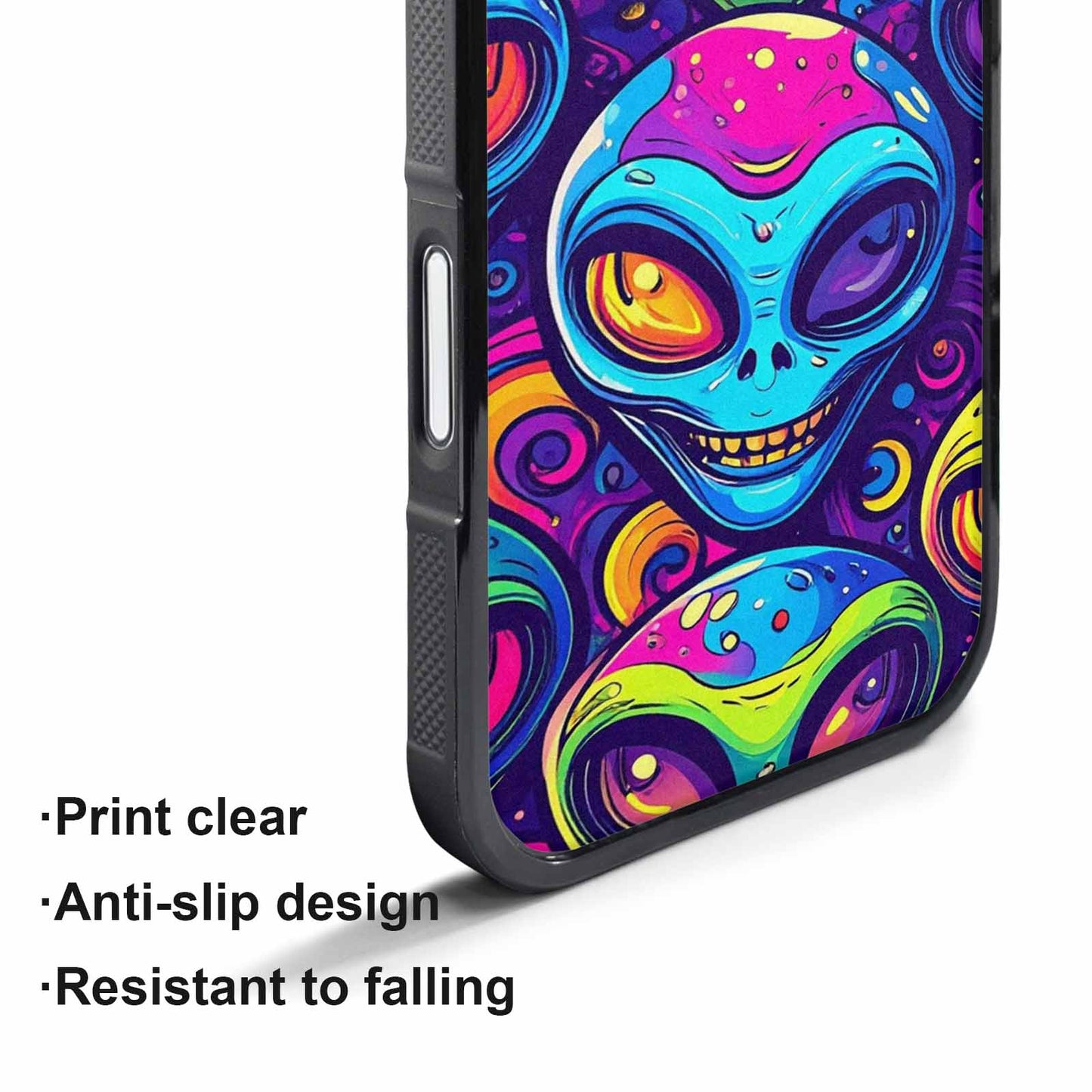 iPhone 17 Pro Max Case — Alien Ufo Cartoon Art Alien Scifi, Original Design Phone Case