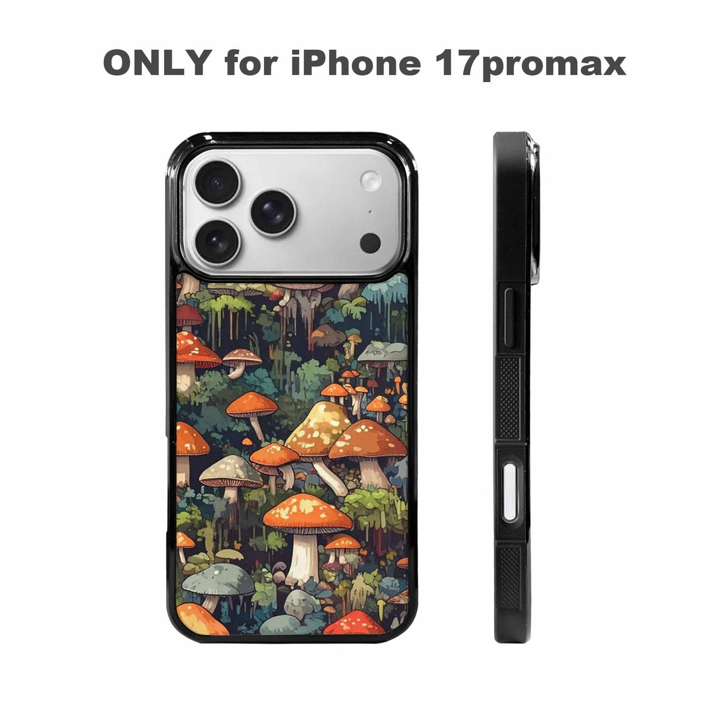 iPhone 17 Pro Max Case — Mushrooms Camomushrooms Patter Ojg Camo, Original Design Phone Case