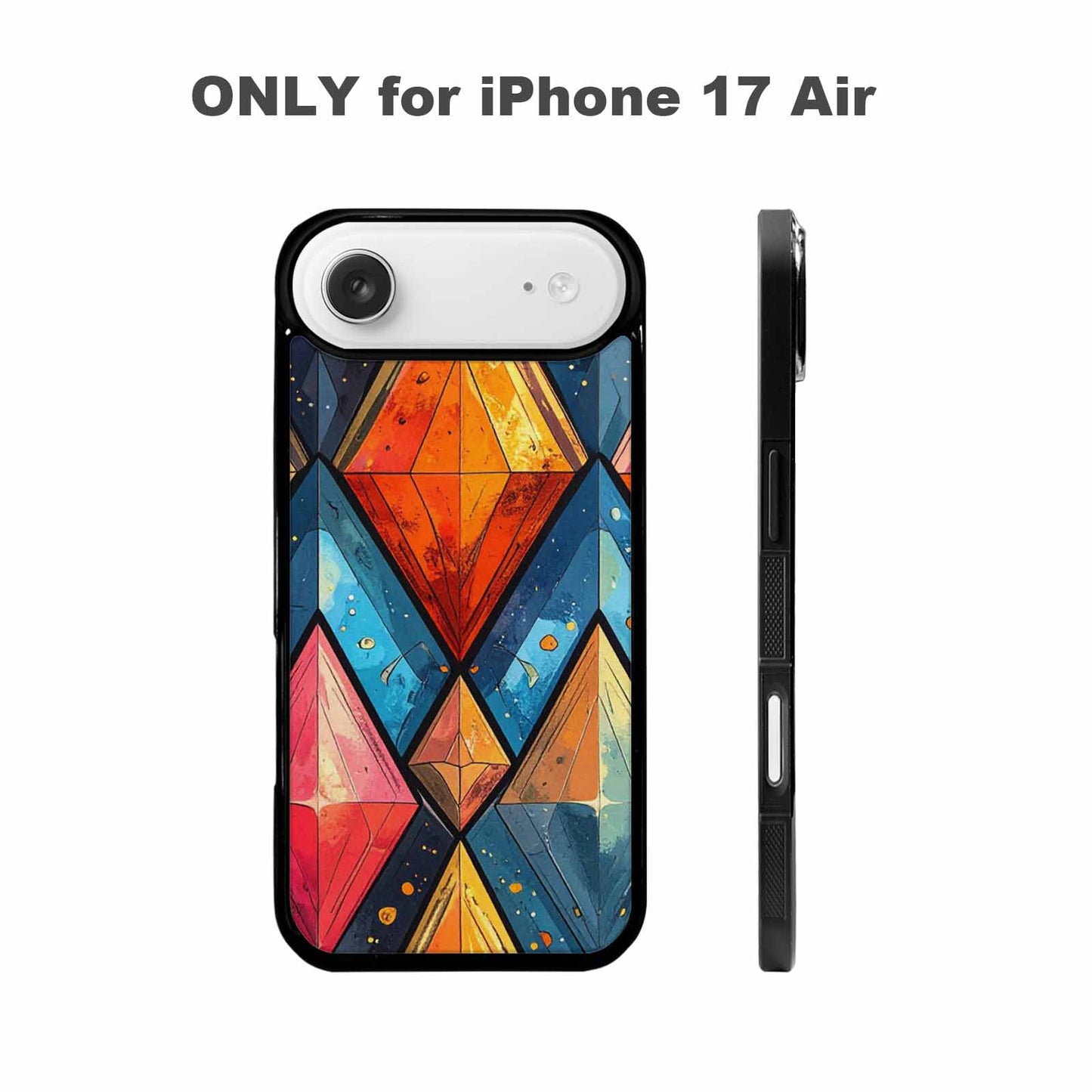 iPhone 17 Air Case — Vintage Summer Diamond Retro Vintage, Custom Print Case Cover