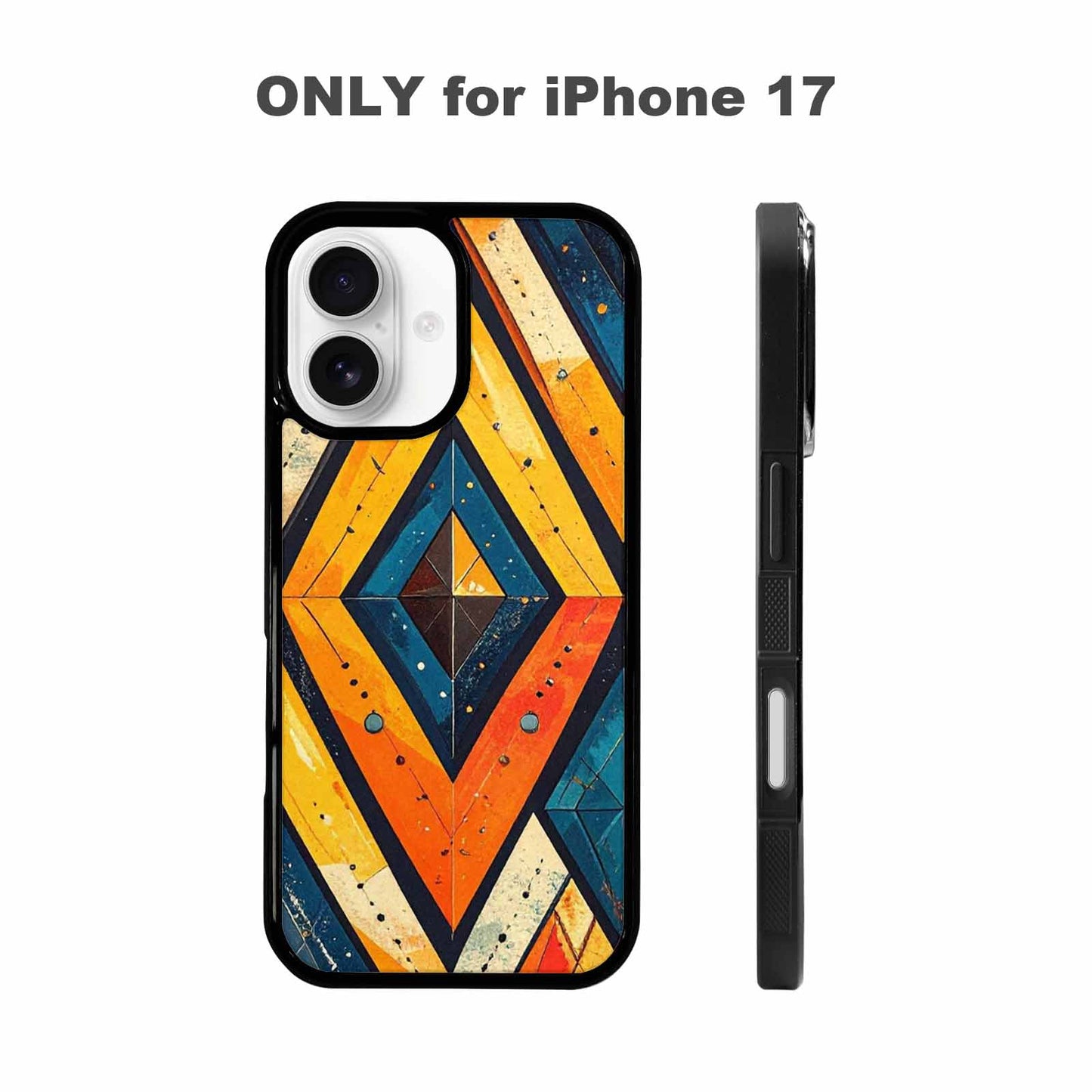 iPhone 17 Case — Vintage Summer Diamond Retro Vintage, Original Design Phone Case