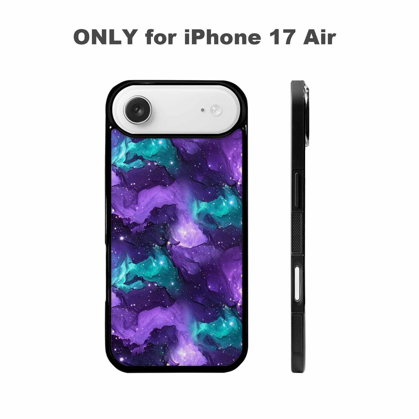 iPhone 17 Air Case — Seamless Tileable Pattern Of Swirling Galaxy, Original Design Phone Case