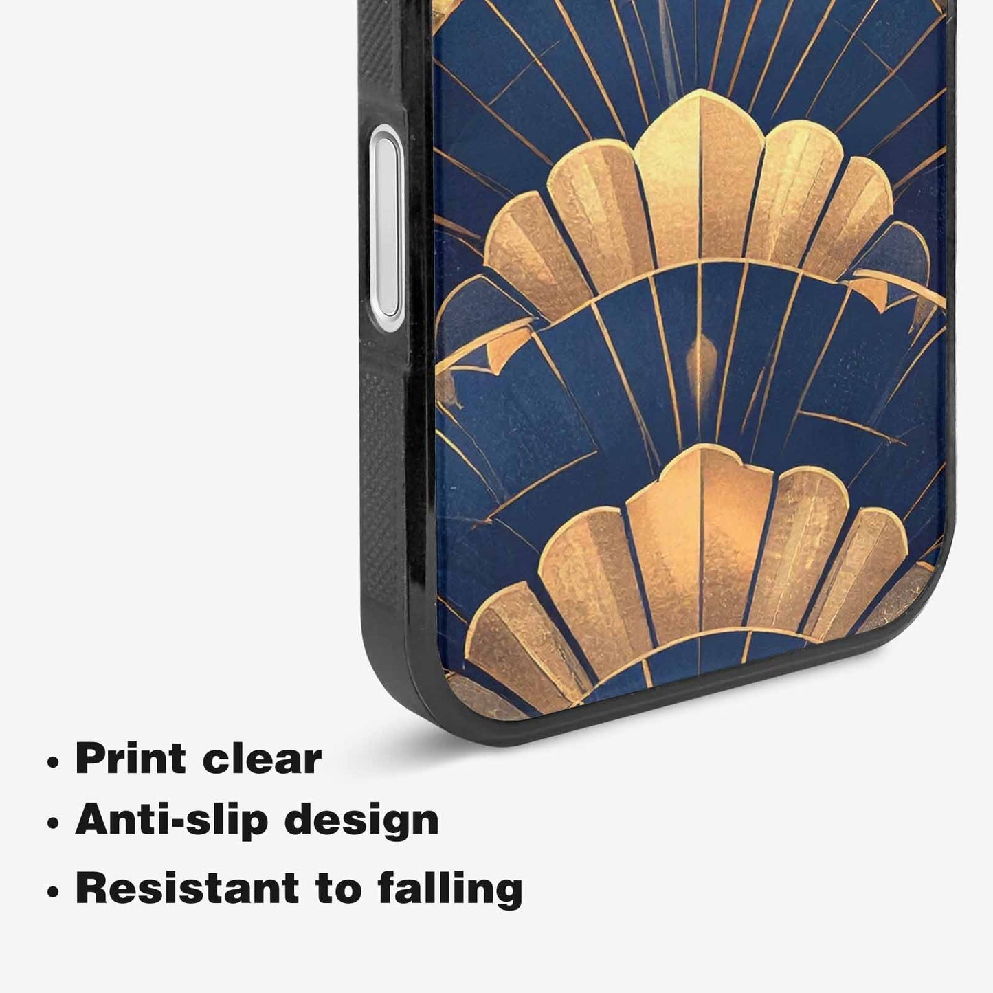 iPhone 16 Case — Art Deco Illustration Pattern, Unique Phone Case Design