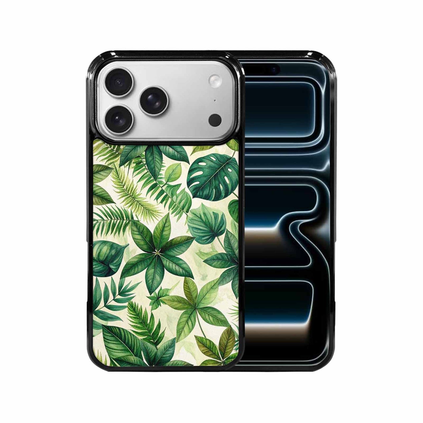 iPhone 17 Pro Max Case — Small Seven Point Palmate Floral, Custom Printed Phone Case