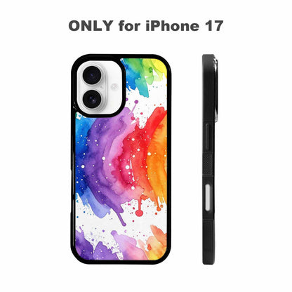 iPhone 17 Case — Watercolor Splash Abstract Pattern, Watercolor Abstract, Personalized Phone Case