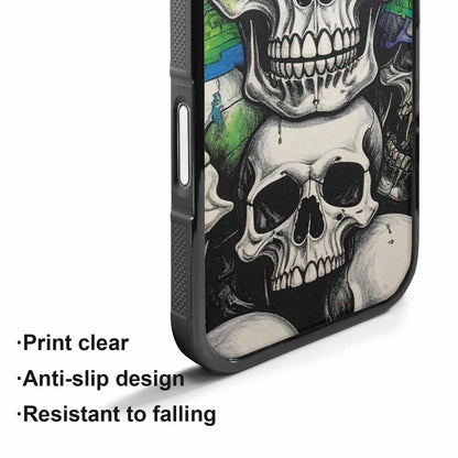 iPhone 17 Case — Rainbow From Skull\'s Mouth Gothic Skulls, Custom Made Phone Cover