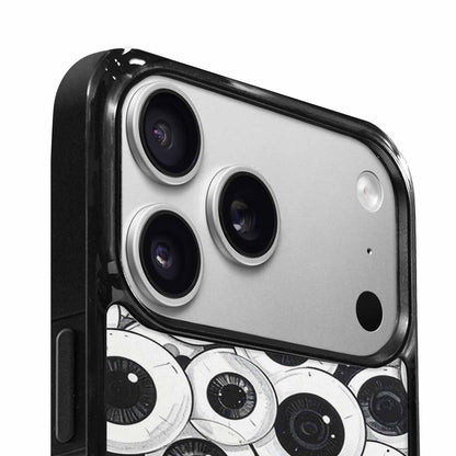 iPhone 17 Pro Case — Googly Cartoon Eyeballs Cartoon Cute, Custom Made Phone Cover