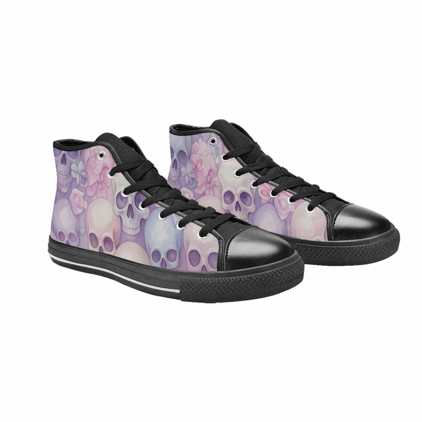 MEN'S Skulls - Pastel High Top Canvas Surreal Shoes