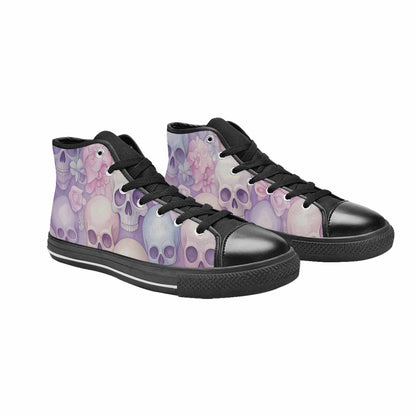 MEN'S Skulls - Pastel High Top Canvas Surreal Shoes