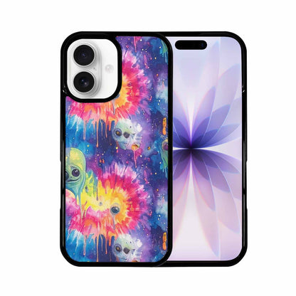 iPhone 17 Case — Aliens Tie Dyemelting Aliens Tie Dye, Custom Made Phone Cover