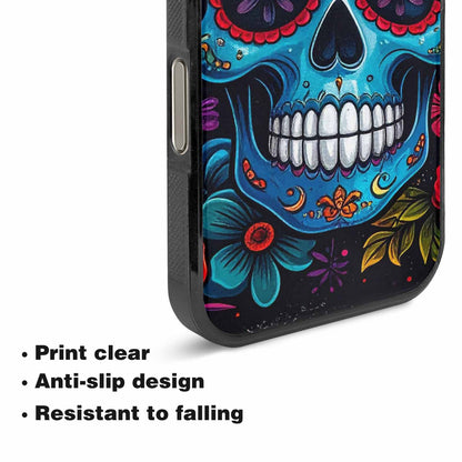 iPhone 16 Pro Case — Graffiti Skull Art Seamless Pattern Vibrant, Custom Art Phone Cover
