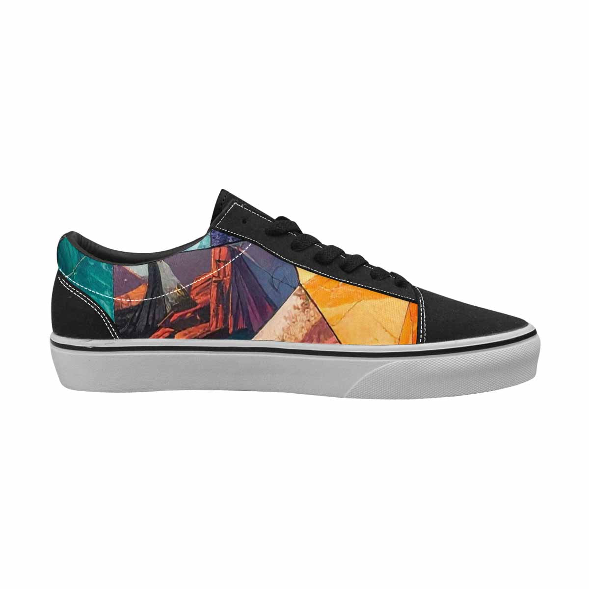 WOMEN'S Surreal Dream Fragment Lace-Up Canvas Dreamcore Shoes
