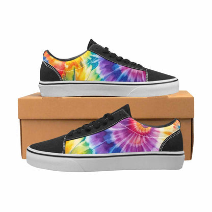 MEN'S Tie Dye Swirl Canvas Lace-Up Surreal Shoes