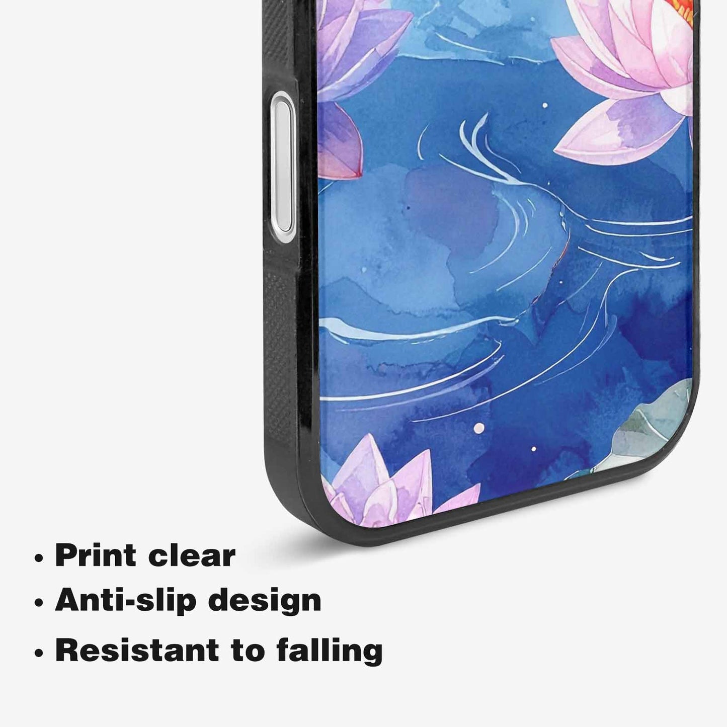 iPhone 16 Case — Water Lilies Impressionist, Custom Made Phone Cover