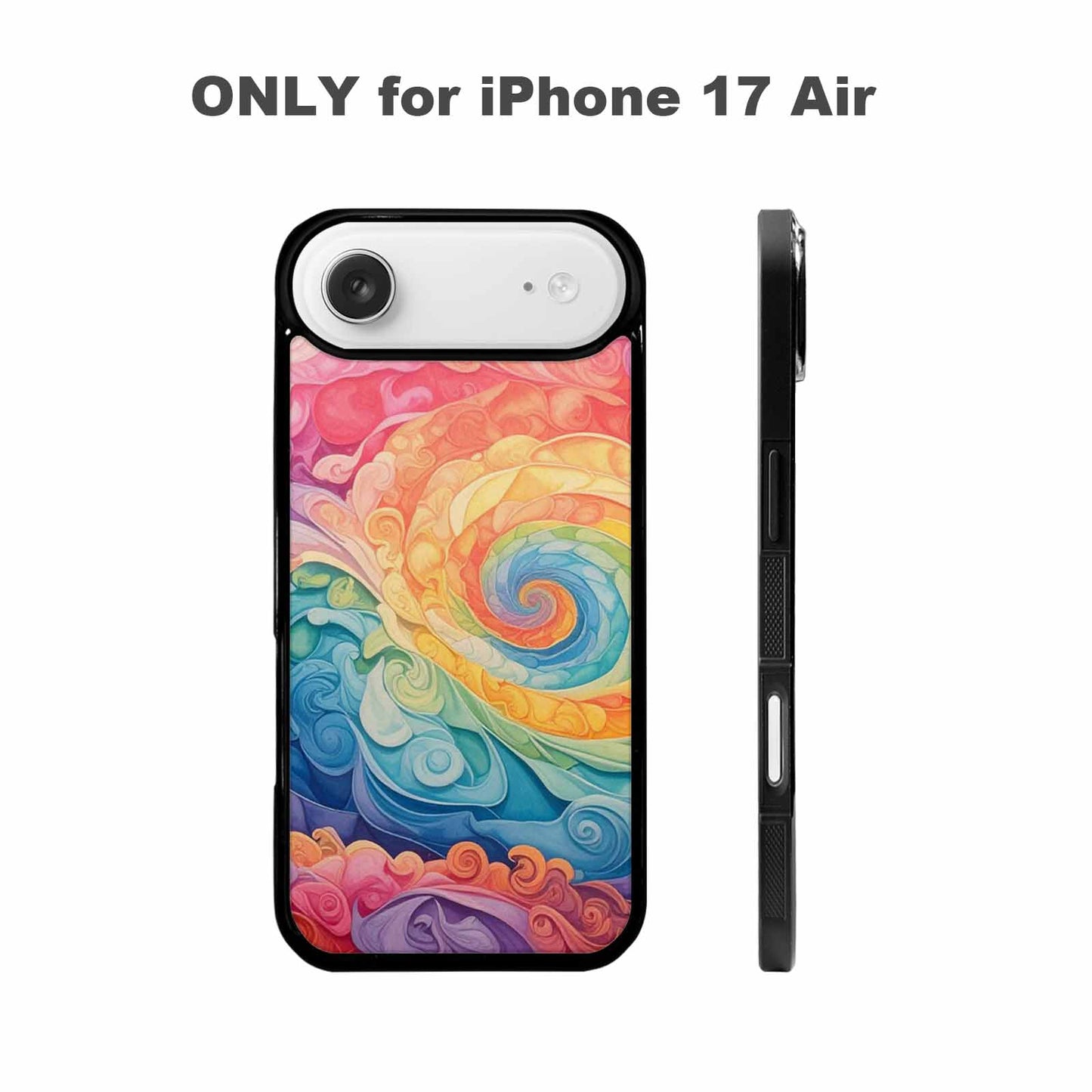 iPhone 17 Air Case — Tie Dye Swirls Tie Dye Tie, Custom Print Case Cover