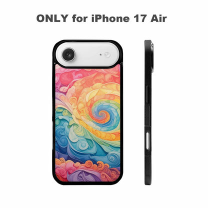 iPhone 17 Air Case — Tie Dye Swirls Tie Dye Tie, Custom Print Case Cover