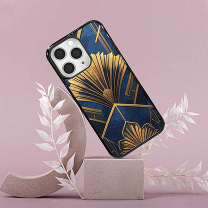 iPhone 15 Pro Max Case — Art Deco Illustration Pattern, Custom Print Case Cover