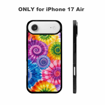 iPhone 17 Air Case — Small Tie Dye Swirl Pattern Tie, Custom Printed Phone Case