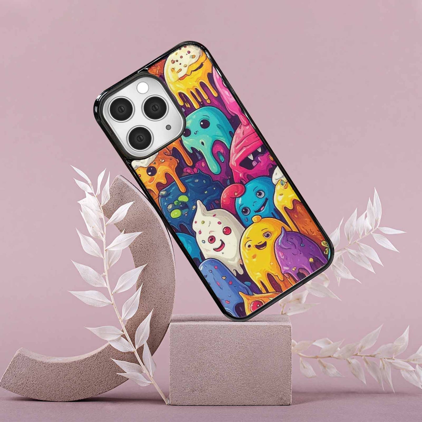 iPhone 15 Pro Max Case — Melting Ice Cream Monster Charac, Original Design Phone Case