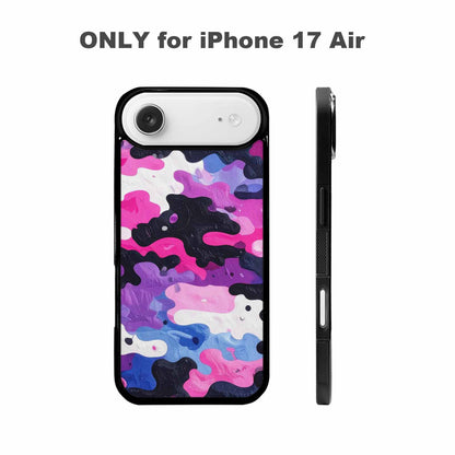 iPhone 17 Air Case — Vivid Camo Genderfluid Pride Camo, Custom Designed Case Cover