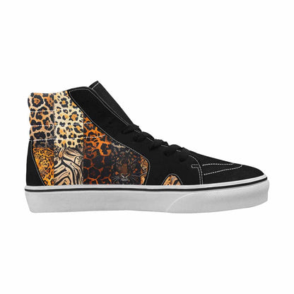 MEN'S Animal Print High Top Canvas Aesthetic Shoes