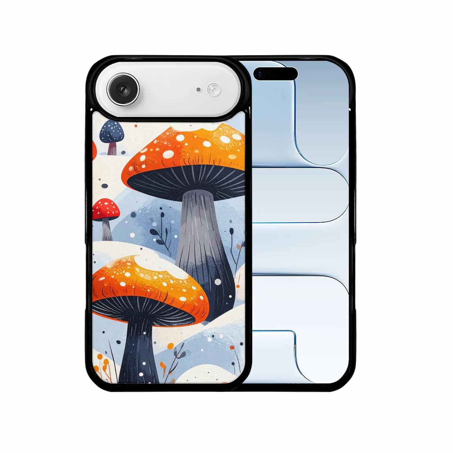 iPhone 17 Air Case — Vivid Winter Mushroom Seamless Cartoon Cute, Unique Phone Case Design