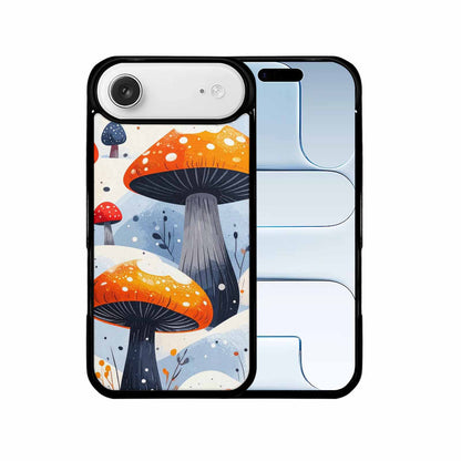 iPhone 17 Air Case — Vivid Winter Mushroom Seamless Cartoon Cute, Unique Phone Case Design