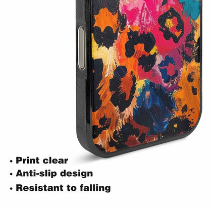 iPhone 16 Pro Max Case — Full Color Vibrant Animal Print Animal, Custom Printed Phone Case