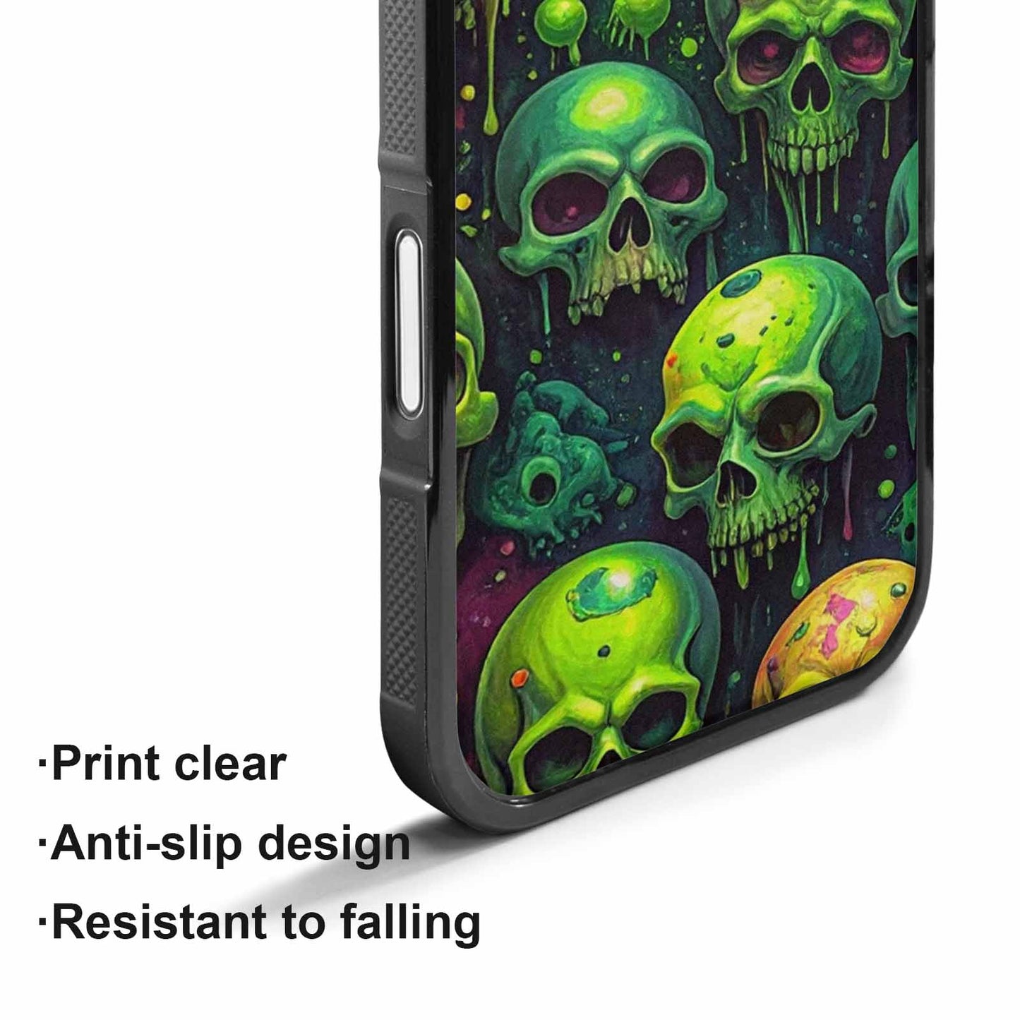 iPhone 17 Case — More Overlapping Ontop Of Gothic Skulls, Custom Made Phone Cover