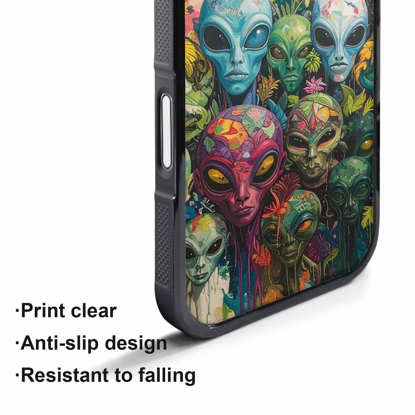 iPhone 17 Pro Case — Aliens Pattern Hundreds Of Sma Alien, Custom Phone Case