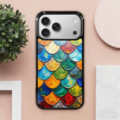 iPhone 17 Pro Max Case — Reptile Scale Full Color Original Art, Custom Designed Case Cover