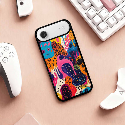 iPhone 17 Air Case — Melting Aliens Pattern Hundreds Of Alien, Custom Phone Case