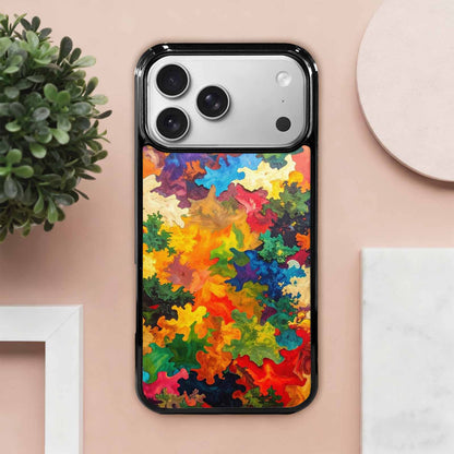 iPhone 17 Pro Max Case — Camo Patches Full Color Camo, Custom Printed Phone Case