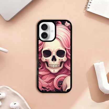 iPhone 17 Case — Skull Dark Art Gothic Print Gothic, Custom Print Case Cover