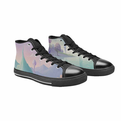 MEN'S Surrealist Dreamscape High Top Canvas Dreamcore Shoes