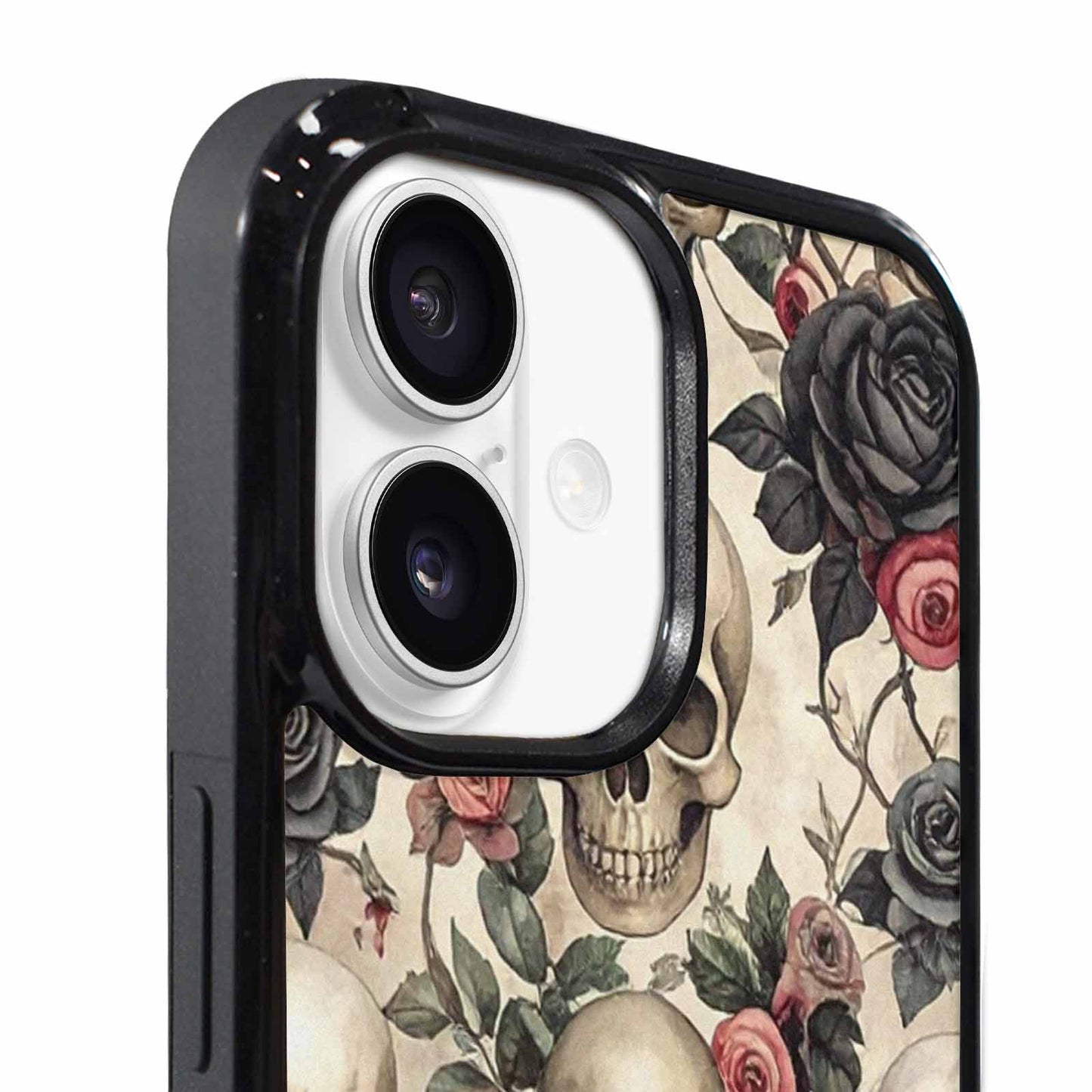 iPhone 17 Case — Skulls Roses And Skulls Gothic Skulls, Personalized Phone Case