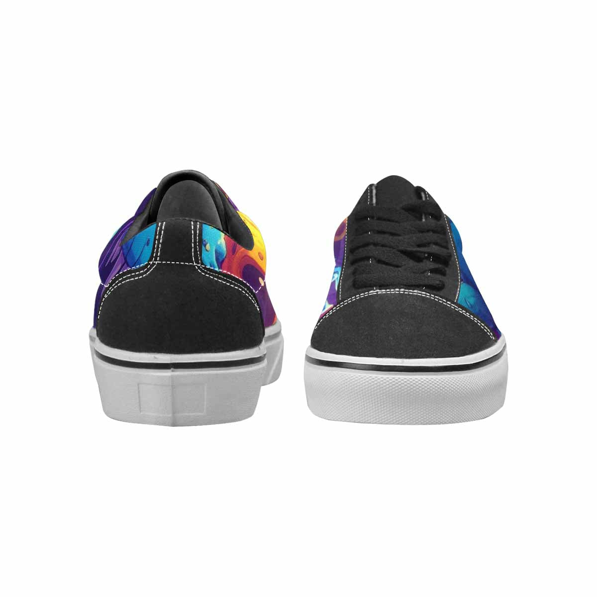 WOMEN'S Overlapping Endlessly No Empty Lace-Up Canvas Vivid Sneakers