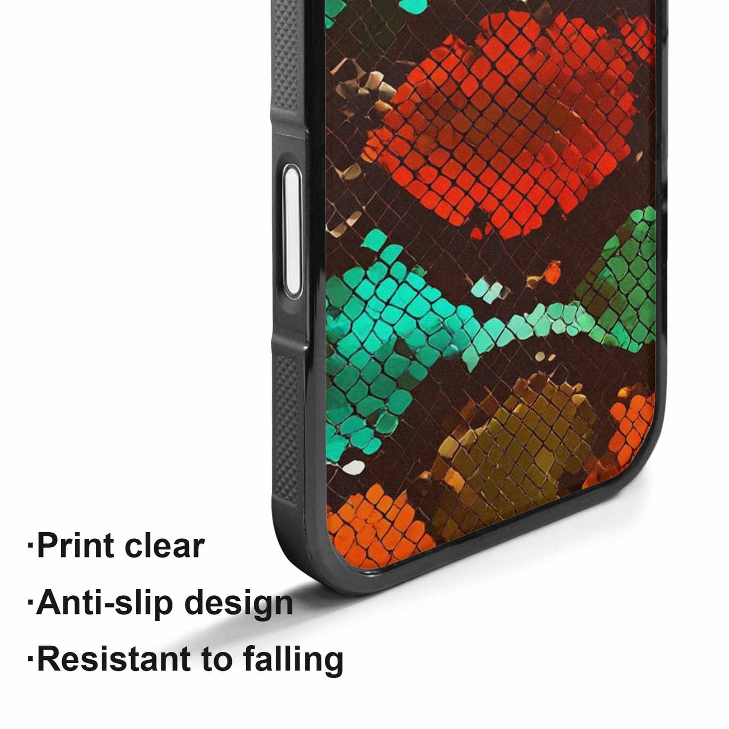 iPhone 17 Case — Snake Print Dark Seamless Animal Print, Custom Print Case Cover
