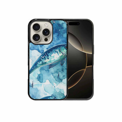 iPhone 16 Pro Case — Fishing Lure And Hook Pattern Seamless, Customized Protective Case