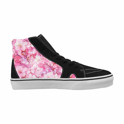 MEN'S Cherry Blossom Branch Cherry High Top Canvas Surreal Shoes