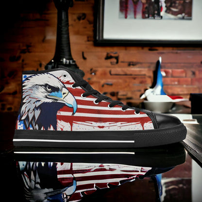 Butterfly Rainbow Crimson Black Vivid WOMEN Bold Art - Freaky Shoes | Custom Art Sneakers
