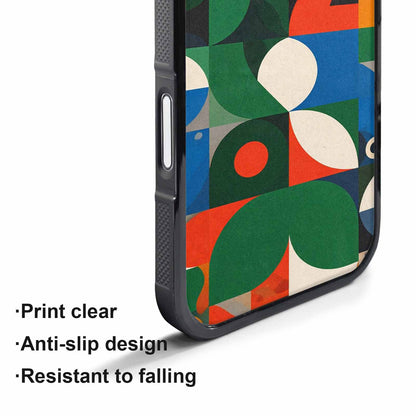 iPhone 17 Air Case — Memphis Art Pattern Retro Vintage, Custom Printed Phone Case