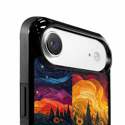 iPhone 17 Air Case — Small Van Gogh Style Swirl Galaxy, Original Design Phone Case