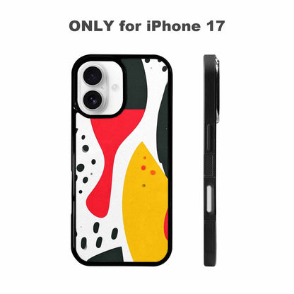 iPhone 17 Case — Memphis Art Pattern Retro Vintage, Custom Made Phone Cover