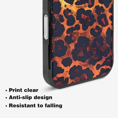 iPhone 16 Plus Case — Leopard Print Dark Seamless Pattern Vibrant, Unique Phone Case Design