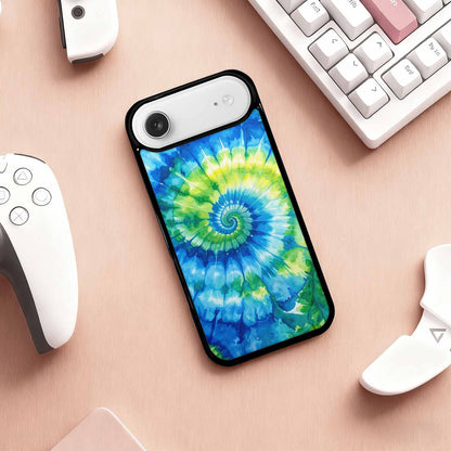 iPhone 17 Air Case — Small Tie Dye Swirl Pattern Tie, Original Design Phone Case
