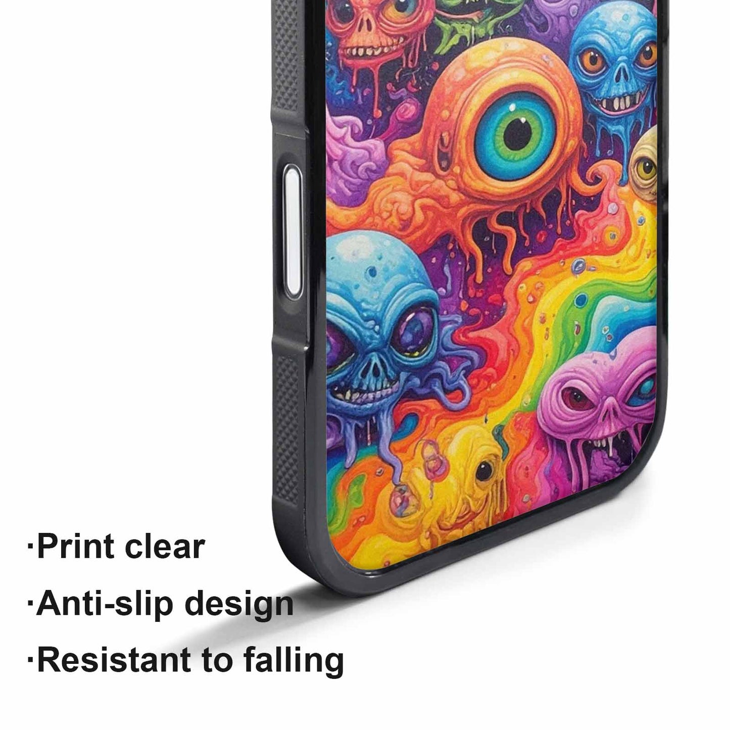 iPhone 17 Pro Max Case — Aliens Tie Dyemelting Aliens Tie Dye, Original Design Phone Case
